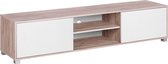 Beliani LINCOLN - TV-meubel - lichte houtkleur - vezelplaat