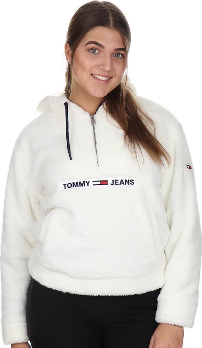 Tommy Jeans Teddy Vest Marshmallow | bol.com
