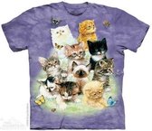 The Mountain Adult Unisex T-Shirt - 10 Kittens