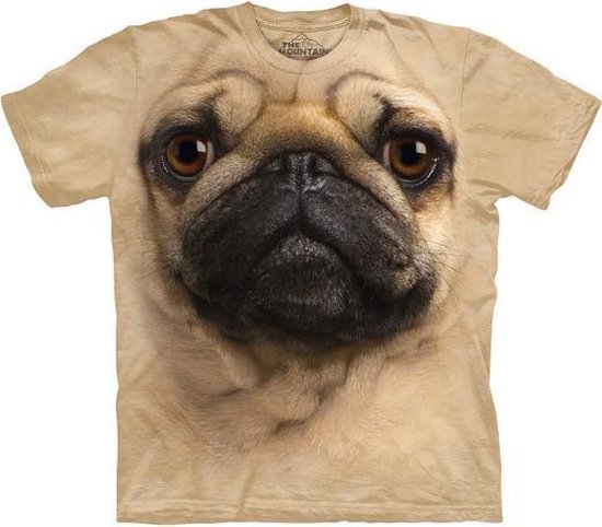 The Mountain T-shirt Pug Face T-shirt unisexe 4XL