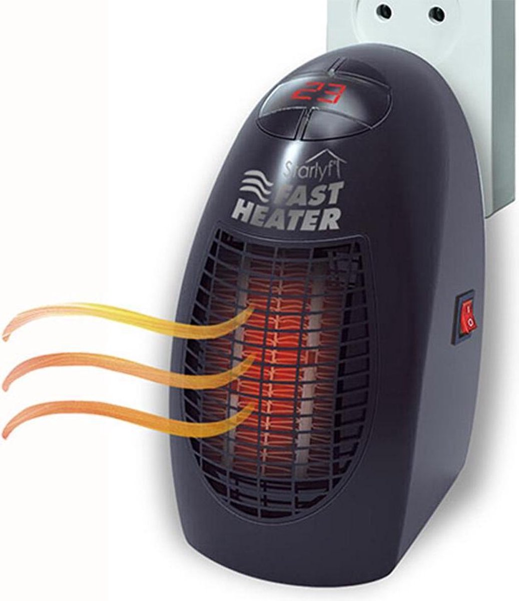 Starlyf Fast Heater Ventilatorkachel Zwart | bol.com