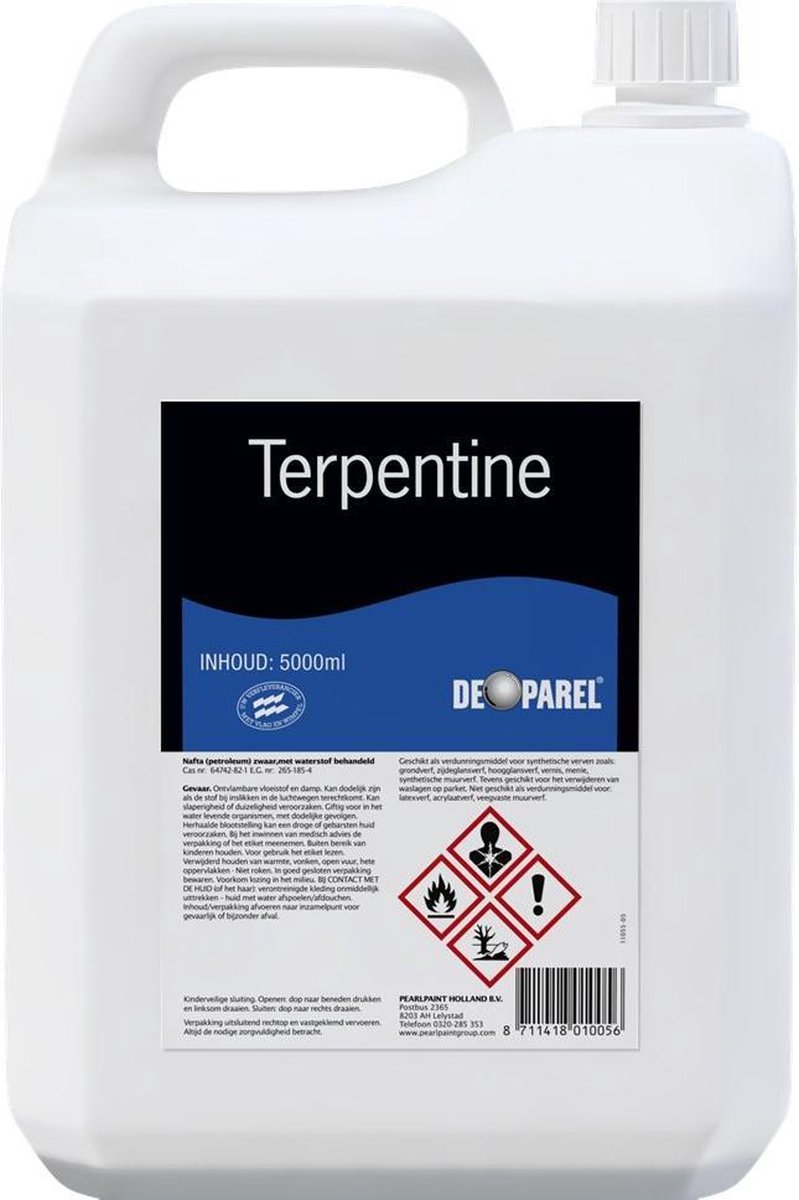 De Parel Terpentine 5L - Merkloos