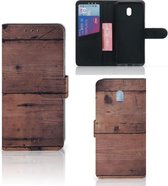 Xiaomi Redmi 8A Book Style Case Old Wood