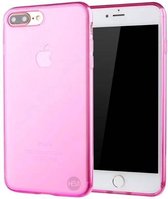 iPhone 7 Plus roze siliconenhoesje transparant siliconenhoesje / Siliconen Gel TPU / Back Cover / Hoesje Iphone 7 Plus roze doorzichtig