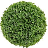 Kunstplant Buxus bol Groen - D 50cm - UV resistant - Mica Decorations
