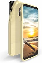 Dux Ducis - Samsung Galaxy A8 Plus 2018 hoesje - TPU Back Cover - Mojo Series - Goud