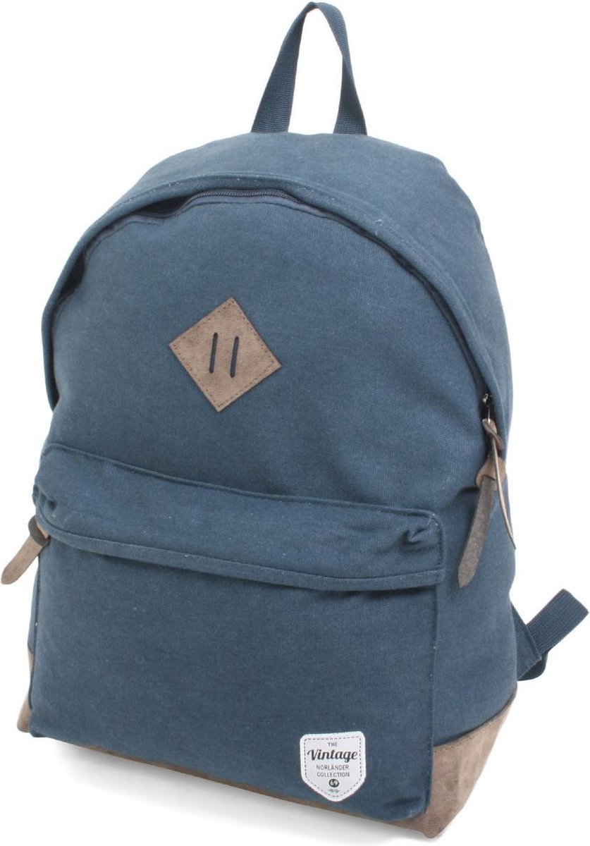 Norlander Vintage Canvas Rugzak Grijs bol