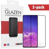 2-pack BMAX Glazen Screenprotector Samsung Galaxy S10 Lite Full Cover Glas / Met volledige dekking / Beschermglas / Tempered Glass / Glasplaatje