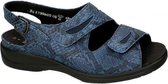 Solidus -Dames -  blauw donker - sandalen - maat 36