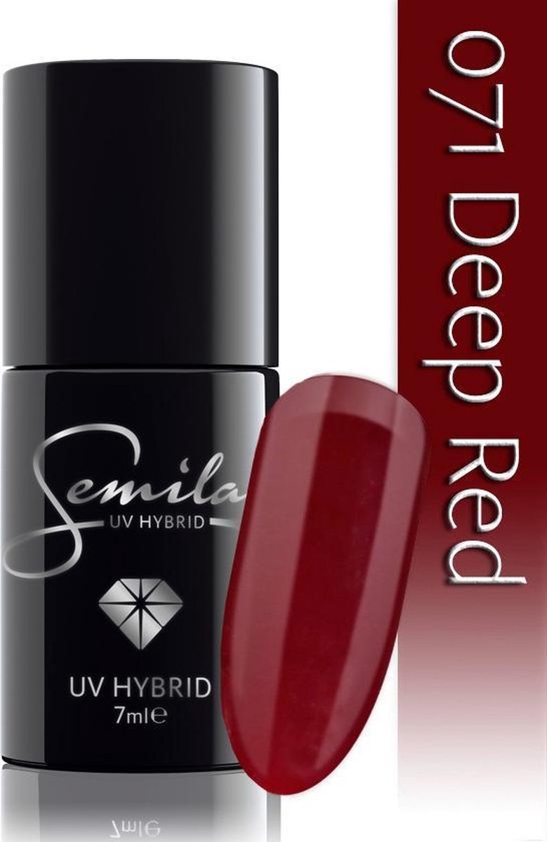 071 UV Hybrid Semilac Deep Red 7 ml.