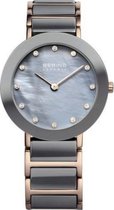 BERING 11429-769 - Horloge - RVS - Rosékleurig - Ø 29 mm