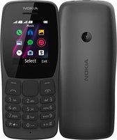 Nokia 110 4,5 cm (1.77'') Zwart Basistelefoon