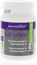 Mannavita Mannavital Platinum Cat\'s Claw Vegetarische Capsules Weerstand/gewrichten 60capsules