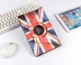 P.C.K. Boekhoesje/Bookcover/Case draaibaar hoesje UK vlag/Engelse vlag geschikt voor Samsung Galaxy TAB A T510 (2019)