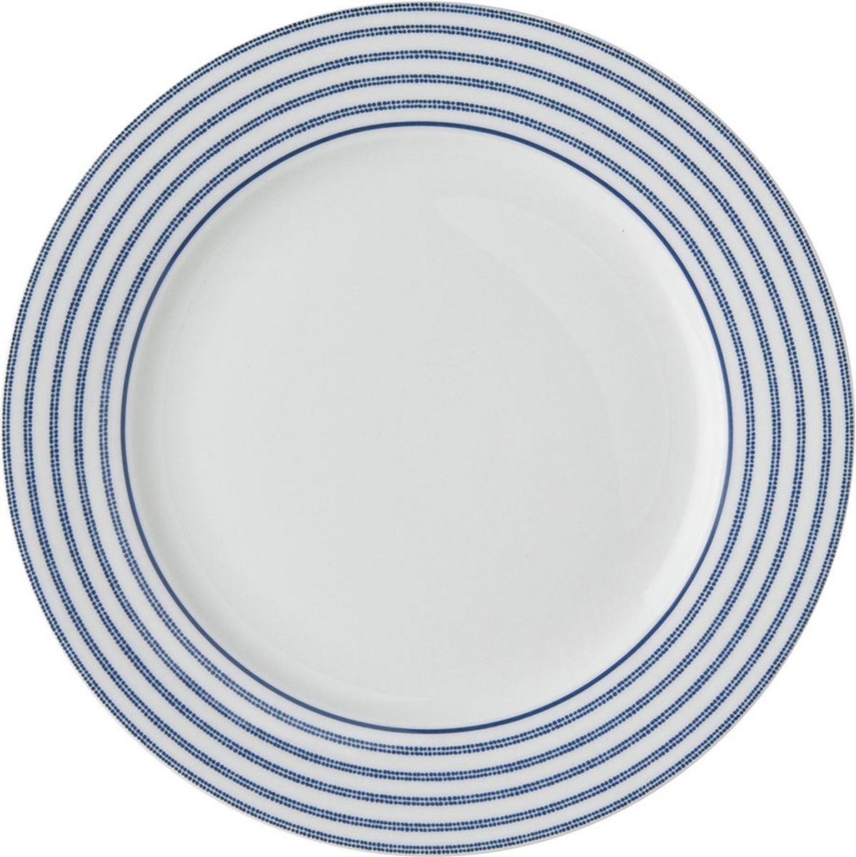 Laura Ashley Blueprint Collectables Borden - Plat - Ø 20cm - Candy Stripe - Kerstservies