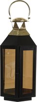 Chandeliers - lampadaire fer verre 22x20x46 noir - fer