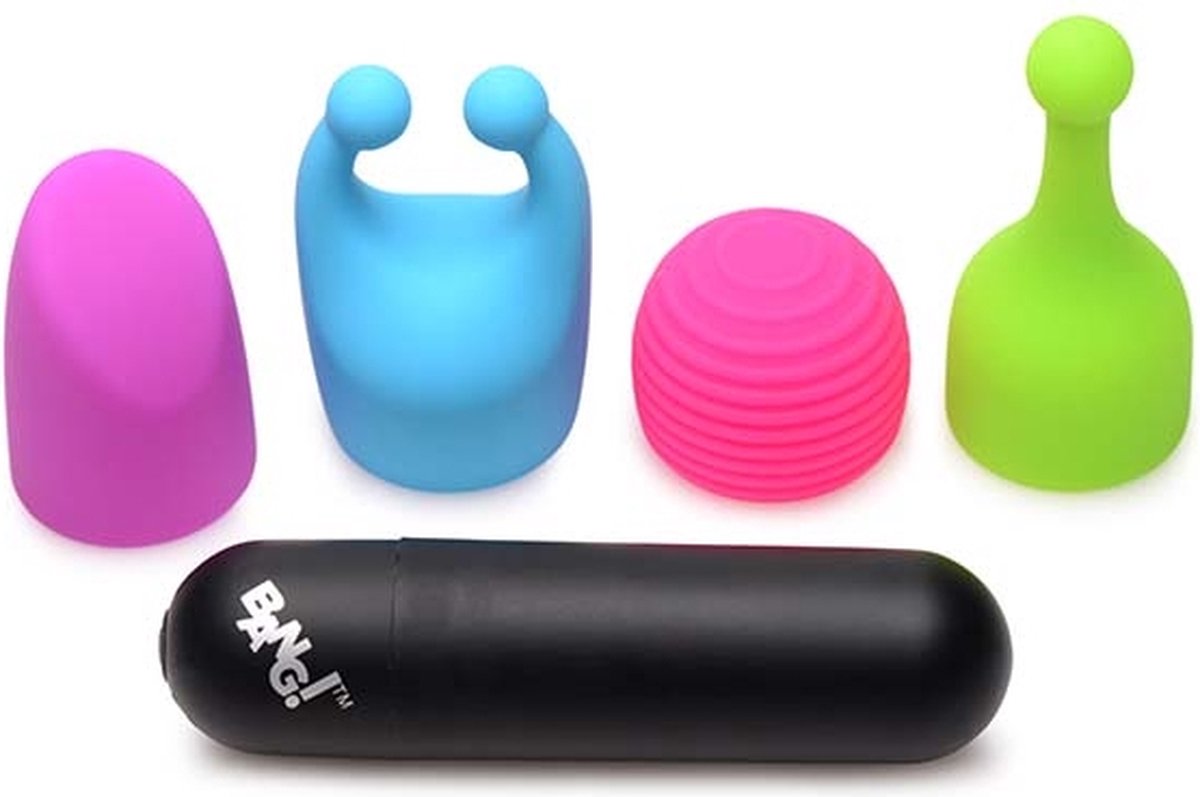 Goedkoopste XR Brands - Rechargeable Bullet with 4 Attachments