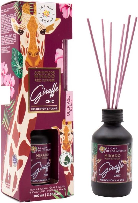Perfume Sticks La Casa de los Aromas Giraffe Chic Peach Ylang Ylang (100 ml)