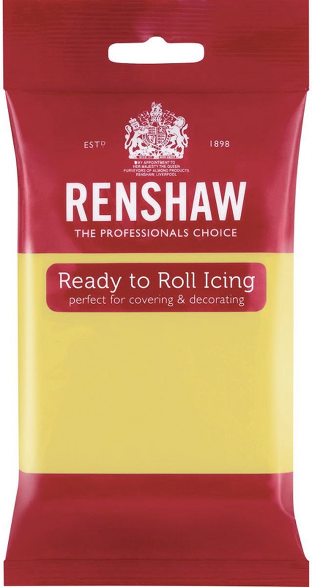 Renshaw Fondant Pastel Geel 250g
