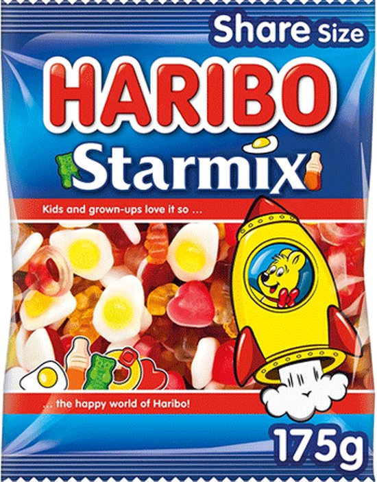 Haribo Starmix Maxipack 1Kg - Bonbon Haribo, bonbon au kilo ou en vrac -  Bonbix