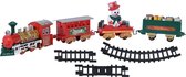 Rijdende trein met wagonnetjes en rails 39-delig Kersttrein - Kersttreinen