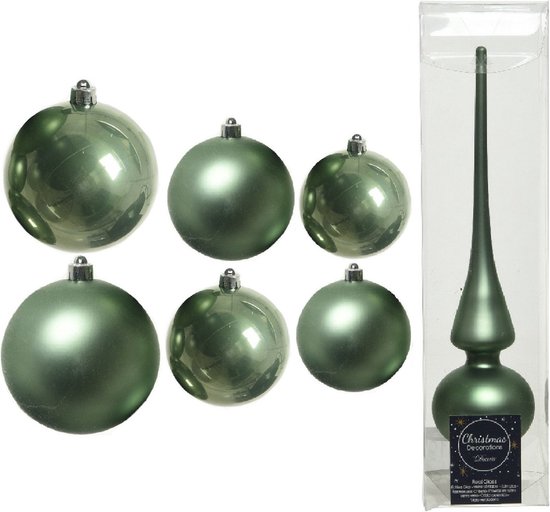 Gift Company Boule de Noël Opal Décoration d'arbre gris foncé