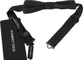 Dolce & Gabbana - Cravate Grise à Motifs pour Homme Papillon 100% Silk