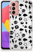 Telefoonhoesje Geschikt voor Samsung Galaxy M13 | M23 Silicone Back Cover Silver Punk