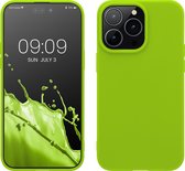 kwmobile telefoonhoesje geschikt voor Apple iPhone 14 Pro - Hoesje voor smartphone - Back cover in neon geel
