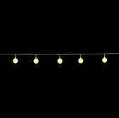 Tuin feestverlichting lichtsnoer warm witte LED lampjes 10 meter - Party lights