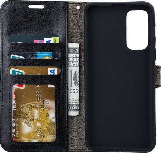 Oppo A77 Bookcase Zwart - étui portefeuille - ZT Accessoires