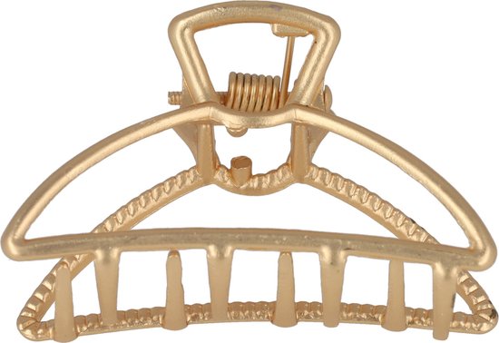 Haarspeld Klem Open Driehoek Vorm Metaal 4,5cm Goud - Haar Clip