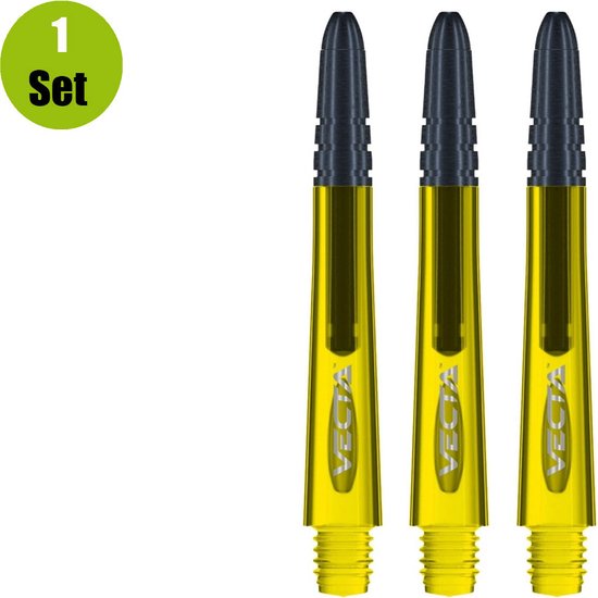 WINMAU - Vecta Dartschachten Geel, Korte - 1 set per pakket (3 Dartschachten in totaal) van Winmau — afbeelding 4