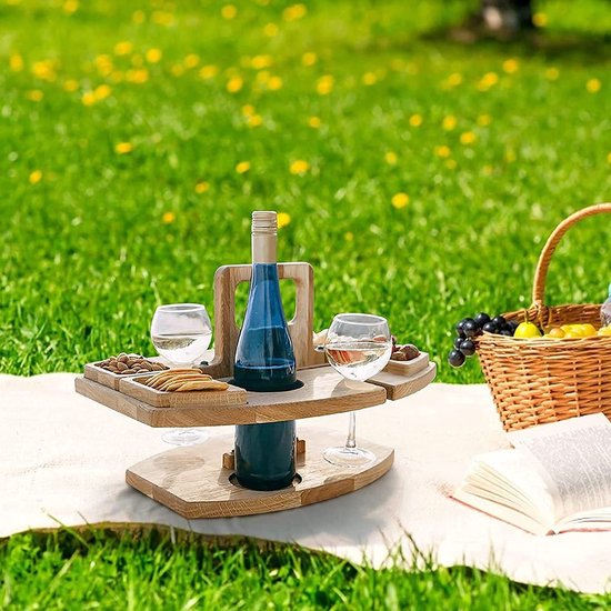 Table à vin outdoor en bois Table de pique-nique en bois portable Mini  tables de... | bol.com
