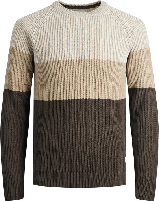 Jack & Jones JPRBLUNOAH CREW NECK 2 PACK - Trui - olive night/charcoal gray/olijfgroen
