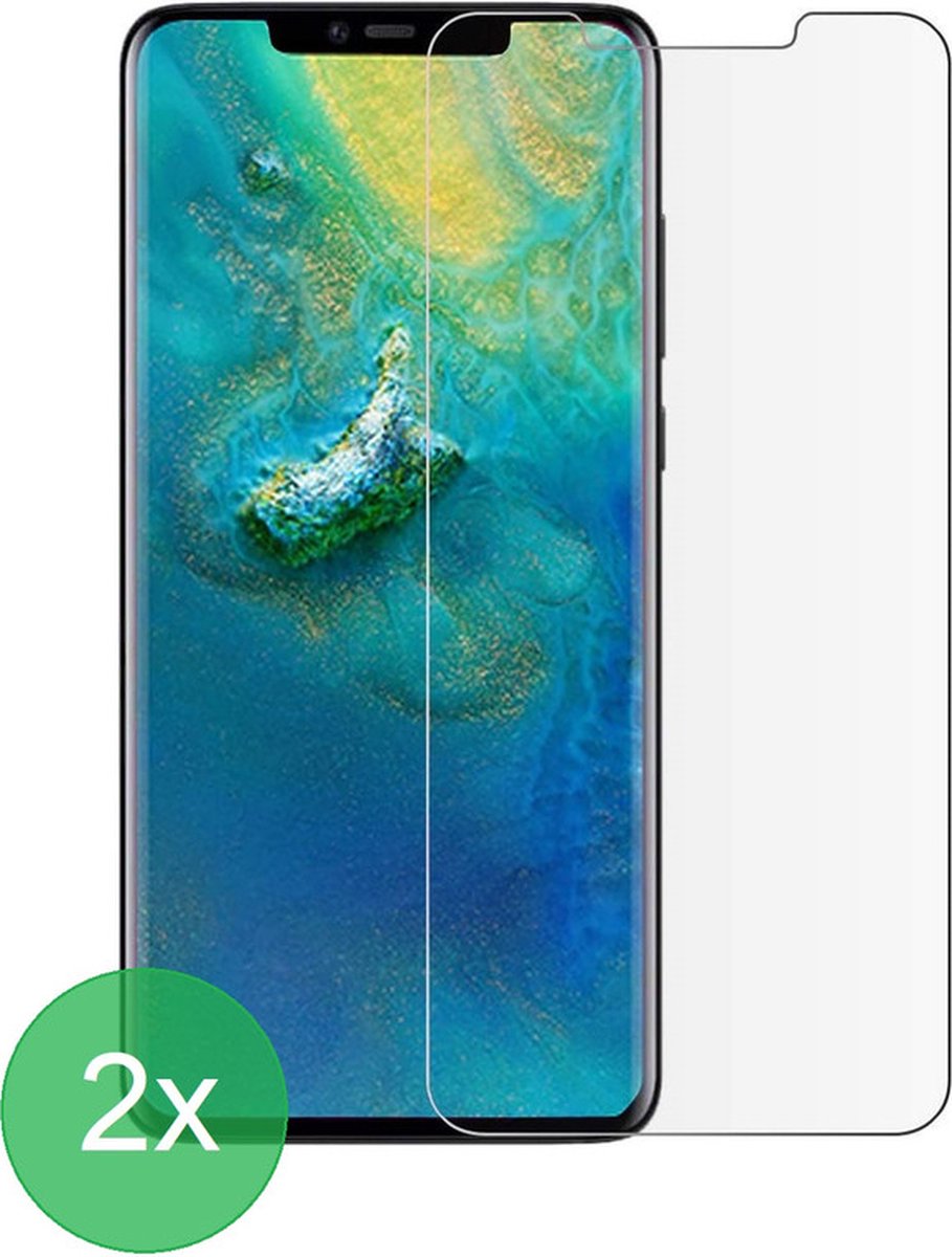 Geschikt Voor: Huawei Mate 20 Pro Screenprotector 2x - screen protector - glas - bescherm - beschermglas - ZT Accessoires
