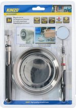 Kinzo ensemble d'outils magnétiques boîte à vis boîte à clous aimant miroir matériel de magasin