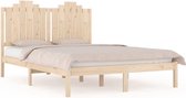 vidaXL - Bedframe - massief - grenenhout - 160x200 - cm