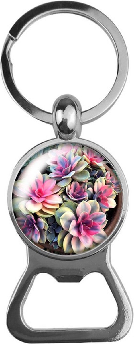 Bieropener Glas - Bloemen