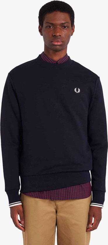 Fred Perry Crew Neck Trui Mannen - Maat XS