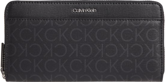 Calvin Klein - portefeuille Must z/a - femme - noir mono