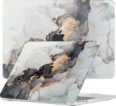 Lunso - cover sleeve - MacBook Air 13 pouces M2 (2022) - Marble Magnus