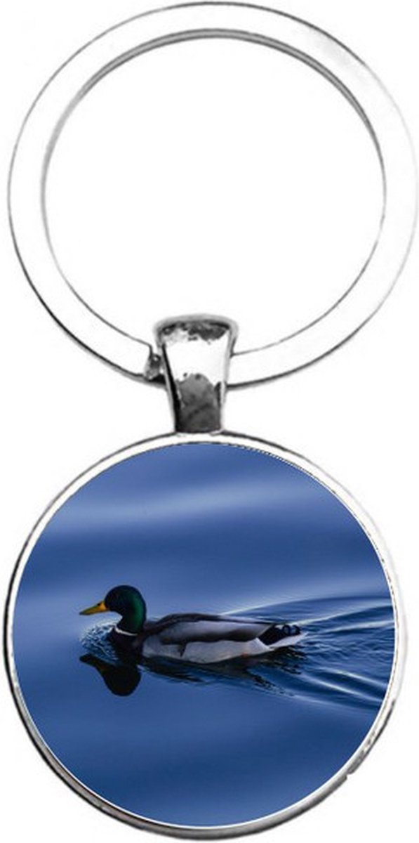 Sleutelhanger Glas - Eend