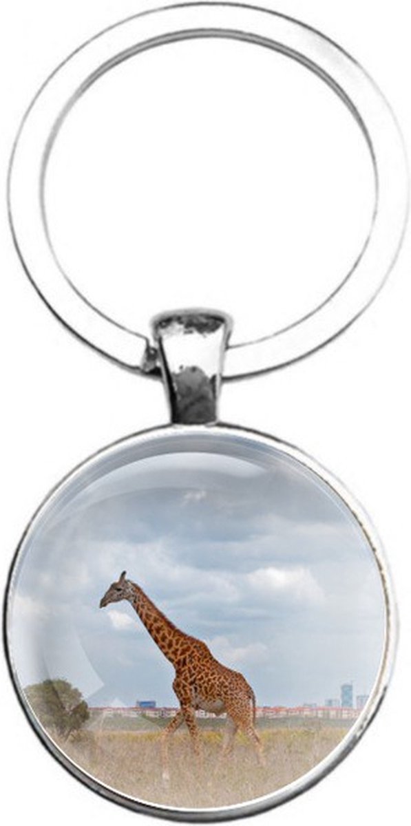 Sleutelhanger Glas - Giraffe