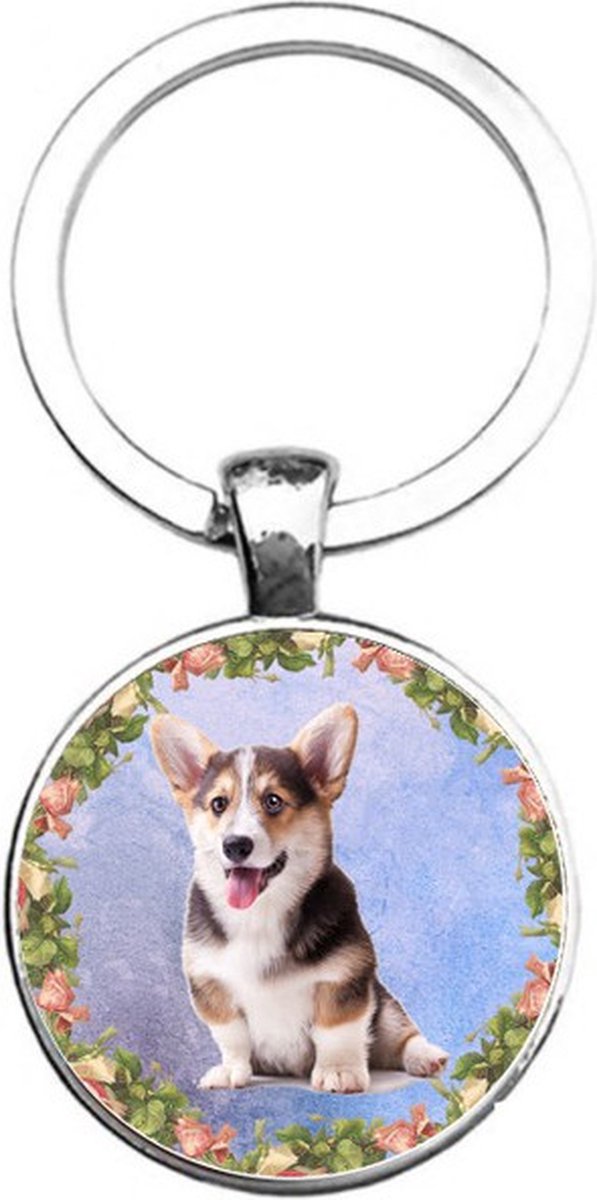 Sleutelhanger Glas - Hond