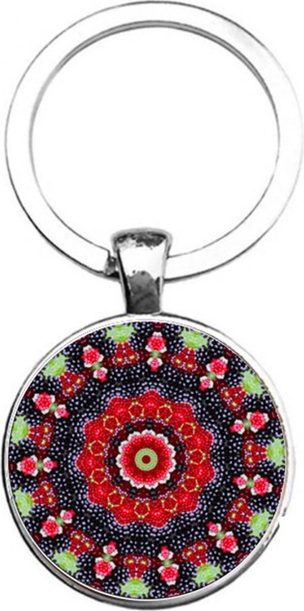 Sleutelhanger Glas - Mandala