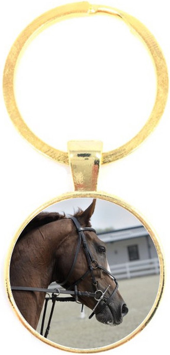 Sleutelhanger Glas - Paard