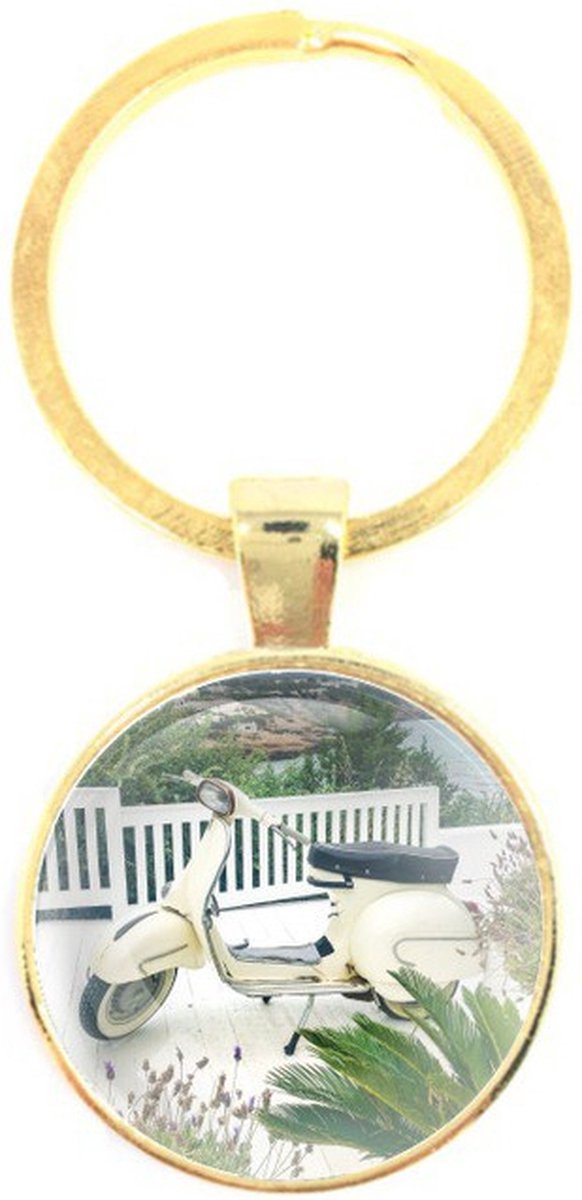 Sleutelhanger Glas - Scooter
