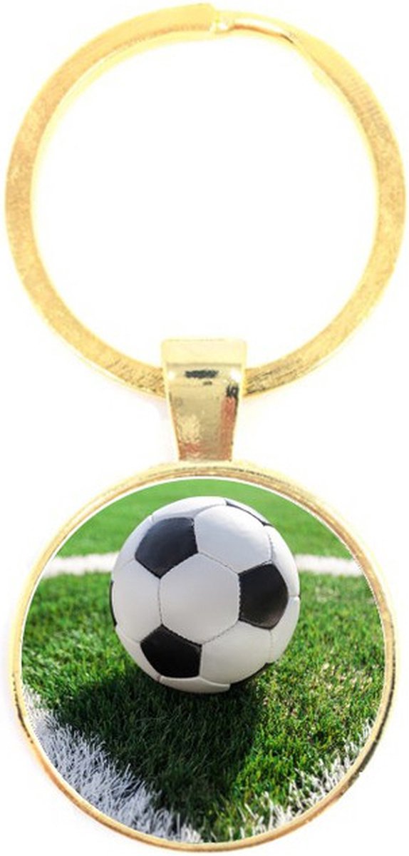 Sleutelhanger Glas - Voetbal