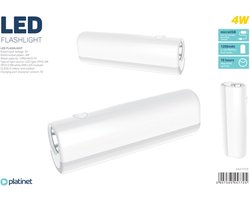 Platinet PAF7773 - Mini LED Zaklapmp - Voor Binnen en Buiten - 10 uur Batterijlevensduur - Wit